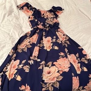 Charlotte Ruse Off the Shoulder Maxi Dress